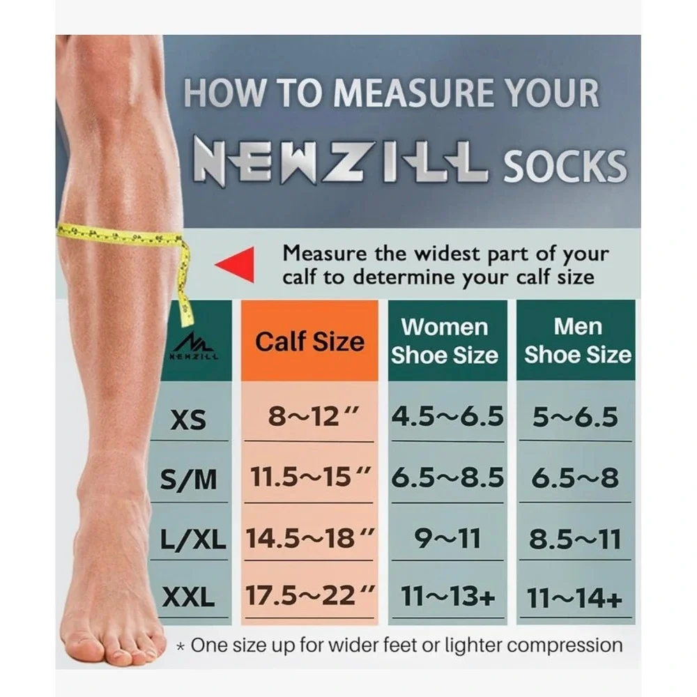 Newzill Rainbow Striped Compression Socks Knee High Athletic‎ Mens Womens L XL
